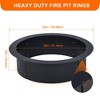 Smokeless Fire Pit, Round Wood Burning Fire Pits, Heavy Duty Firepits with Poker for Backyard, Bonfire, Outdoor 2.5mm Thickness Steel Black - 2 of 4