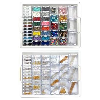 Primst Storage Box with Building Baseplate Lid and Removable Tray Craft  Organizers and Storage, Clear Storage Container for Organizing Building  Brick, Bead, Tool, Sewing (Green,4-tier) - Yahoo Shopping