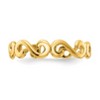 Black Bow Jewelry Swirl Toe Ring in 14 Karat Gold - 4 of 4