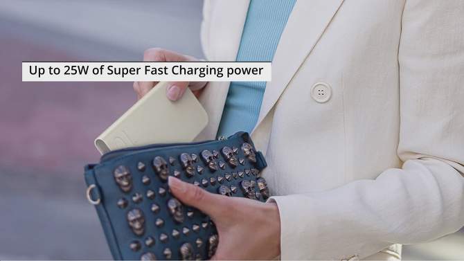 Samsung 10000mAh 25W Power Bank - Beige, 2 of 8, play video
