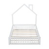 YOOCOZZ Full Size Wood House Platform Bed with Guardrail - 3 of 4
