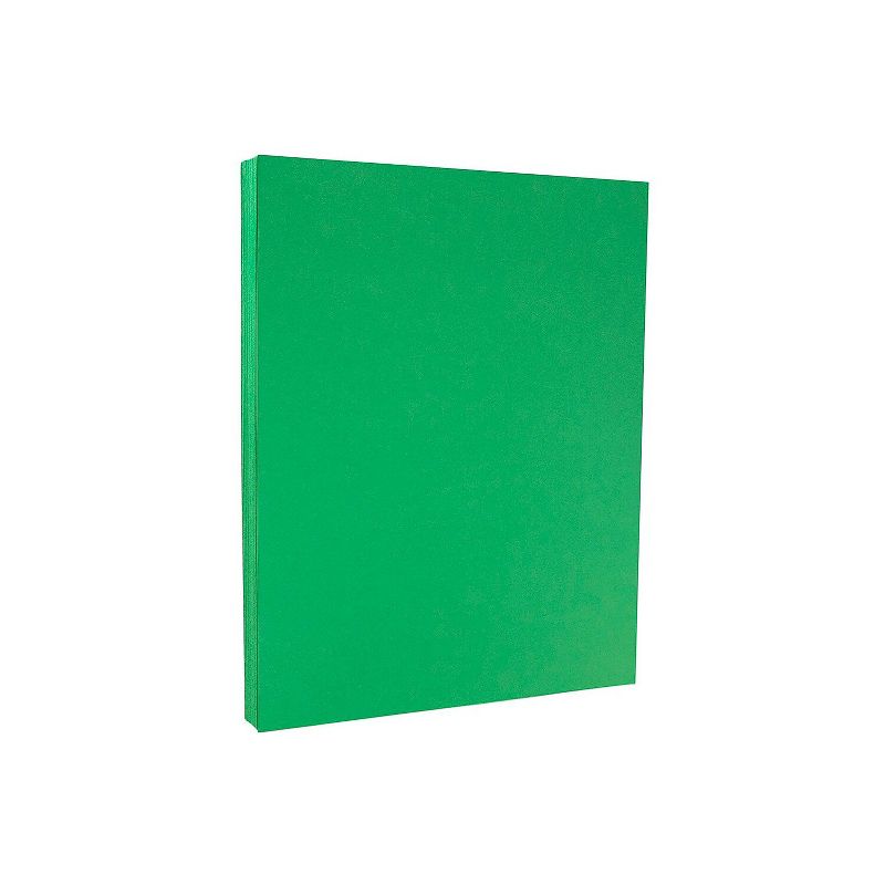 JAM Paper Colored 24lb Paper 8.5 x 11 Green Recycled 500 Sheets/Ream (104083B), 2 of 3