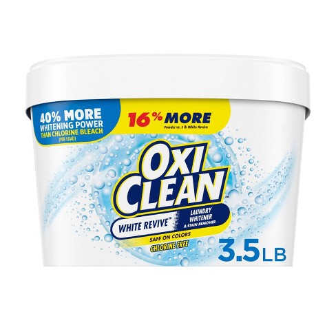 OxiClean White Revive Laundry Whitener and Stain Remover Powder, 3 lb 