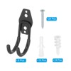 Unique Bargains Heavy Duty Hanging Ladder Tool Bike Garage Storage Utility Hooks 6 Pcs - 3 of 4