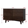 CAVINAS Classical Drawer Dresser for Bedroom,MDF Drawer with Retro Round Handle for Dining Room, Living Room,Kitchen Corridor - 3 of 4