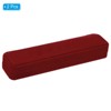 Unique Bargains Velvet Elegant Design Wedding Vintage Jewelry Storage Box - 3 of 4
