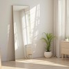 MAYEERTY 59" Rectangular Floor Mirror Aluminum Alloy Full Length Mirror with Stand,Gold - 3 of 4