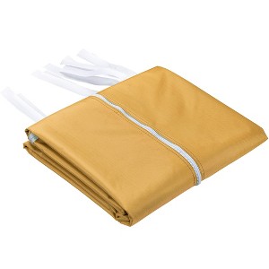InstaHibit Universal Sidewall Zipper UV30+ Fits 10x10ft Canopy Backyard 1 Piece Yellow Orange - 1 of 4