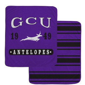 NCAA Grand Canyon Antelopes Varsity Plaque Double Sided Royal Plush Blanket - 1 of 2