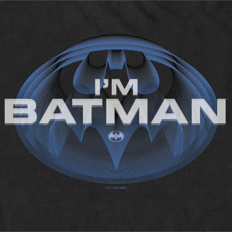 Men's The Flash I'm Batman Emblem T-Shirt, 2 of 6