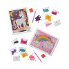 2pk 6''X6'' Gem Art Poster Unicorn/Rainbow - Mondo Llama™: DIY Gemstone Craft Kit for Kids, Ages 6+ - 2 of 4