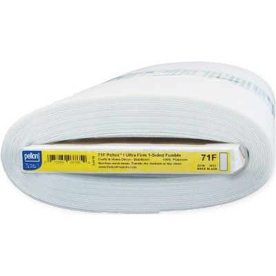 Pellon Peltex 1-Sided Fusible Interfacing-White 20"X10yd FOB: MI