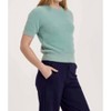 Women's Suzie Fuzzy Short Sleeve Sweater Top - Another Love - 2 of 4