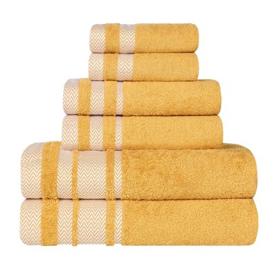 Cotton Medium Weight 6 Piece Bathroom Towel Set by Blue Nile Mills