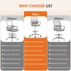 CAVINAS Office Chair with Adjustable Foot Ring,Adjustable Height Desk Chair for Adult,Student - 2 of 4