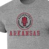 NCAA Arkansas Razorbacks Men's Gray Tri-Blend T-Shirt - 3 of 3
