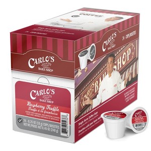Carlo's Bake Shop Flavored Coffee Pods, Dessert and Fruit Inspired Coffee in Single Serve Cups, 24 Count - 1 of 2