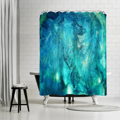 Americanflat Sea Stone by Ashley Camille 71" x 74" Shower Curtain