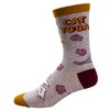 Crazy Dog T-Shirts Women's Cat Yoga Socks Funny Stretch Exercise Workout Pet Kitty Lover Graphic Footwear - 3 of 4