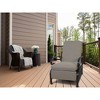 Kozyard Adjustable Outdoor Patio Reclining Lounge Chair with Cushion Extendable Metal Frame for Sunbathing, Reading, Relaxation - 2 of 4