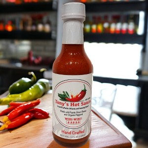 Tony's Handcrafted " Wiri Wiri Gambian Sauce " Hot Sauce 5 Oz - 1 of 3