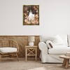 Stupell Industries Ghost in Floral Pumpkin Patch Floating Frame Canvas Art - 3 of 4