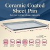 Bakken Swiss Premium Sheet Pan Set - Aluminized Steel with Ceramic Non-Stick Coating - Proper Size, Even Heat Distribution - 2 of 4