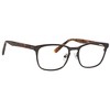 Ernest Hemingway H4820 Unisex Oval Frame Eyeglasses in Satin Gunmetal 52 mm - 2 of 3