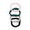 Goody Sport Thin Scrunchie - 4pk - Green/Pink - 3 of 3