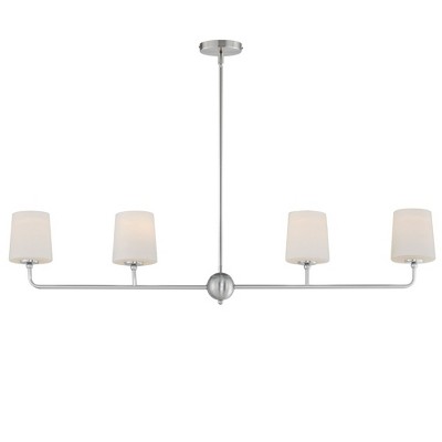 Maxim Lighting Bristol 4 - Light Island Pendant Light in  Satin Nickel