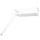 Greenway Laundry Lift 3 Bar Ceiling-Mounted Clothes Dryer