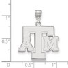 Black Bow Jewelry Sterling Silver Texas A&M Aggies NCAA Large Pendant - 2 of 3