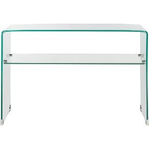 Hollis Console Table - Clear - Safavieh - 1 of 4