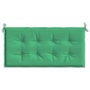 vidaXL Outdoor Garden Bench Cushion - Green Oxford Fabric and Foam Fiber Seat Cushion for Patio Furniture - 4 of 4