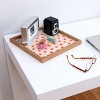 Emanuela Carratoni Strawberries on Pink Square Bamboo Tray - Deny Designs - 2 of 2