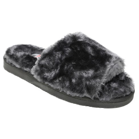 Minnetonka Women s Faux Fur Lolo Slide Slipper Target