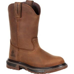Rocky Kid's Original Ride FLX Waterproof Brown Western Boot - 1 of 4
