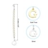 Unique Bargains Identification Handle Letter Charm Accessories Gold & Silver Tone 2 Pcs - 2 of 4