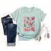 Simply Sage Market Boho Teacher Book Floral Short Sleeve Tee - 3 of 4