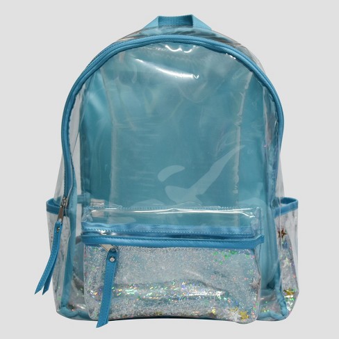 Cat & Jack Kids' Clear Sequins Backpack - Blue : Target