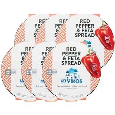 Mt Vikos Red Pepper and Feta Spread - Case of 6/7.7 oz