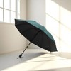 Unique Bargains Outdoor Umbrella 10-rib Striped Sun Protection Impact Cloth Vinyl 42.52"x29.13" 1 Pcs - 2 of 4