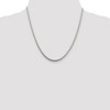 Black Bow Jewelry 3mm Sterling Silver Solid Classic Round Snake Chain Necklace - 3 of 4