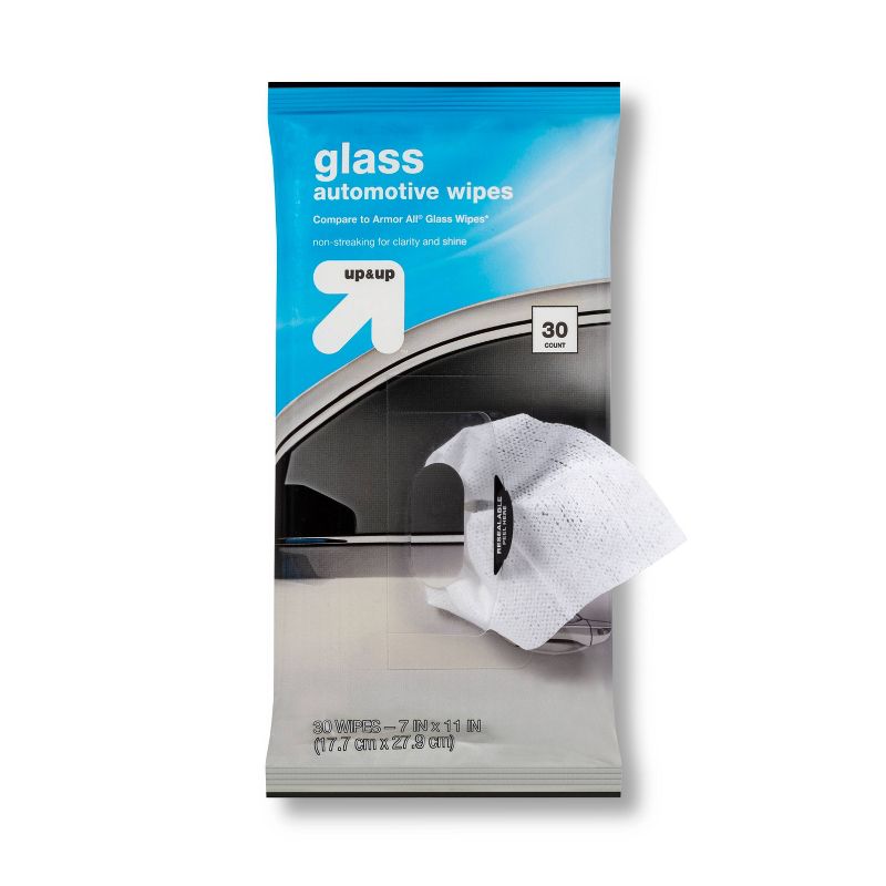 27ct Glass Automotive Wipes Pouch - up &#38; up&#8482;, 3 of 4