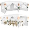 10x20 Heavy Duty Pop Up Canopy Tent with 6 Removable Sidewalls, Easy Up Commercial Canopy Tents for Parties, Large Outdoor Canopies - 4 of 4