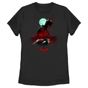 Women's The Batman Moonlit Batmobile T-Shirt - 1 of 4
