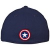Adult Captain America Shield Symbol Color Block New Era 39Thirty Fitted Hat - 3 of 4