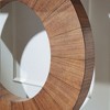 KIGFTSOD 53.2in Modern Minimalist Wooden Console Table with Circular Base – Elegant Decorative Accent for Entryway, Living Room, Hallway - 4 of 4