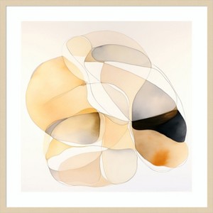 Amanti Art Abstract Organic Shapes IV by Irena Orlov Wood Framed Wall Art Print - 1 of 4