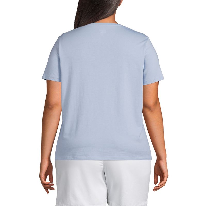 Lands' End Women's Relaxed Supima Cotton T-Shirt, 2 of 5
